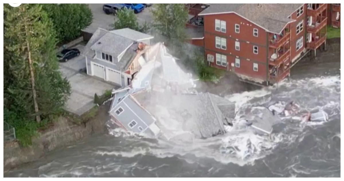 মেন্ডেনহল উপত্যকার আশেপাশের এলাকাগুলোতেও বন্যার প্রভাব পড়তে পারে। ছবি: সিবিএস নিউজ